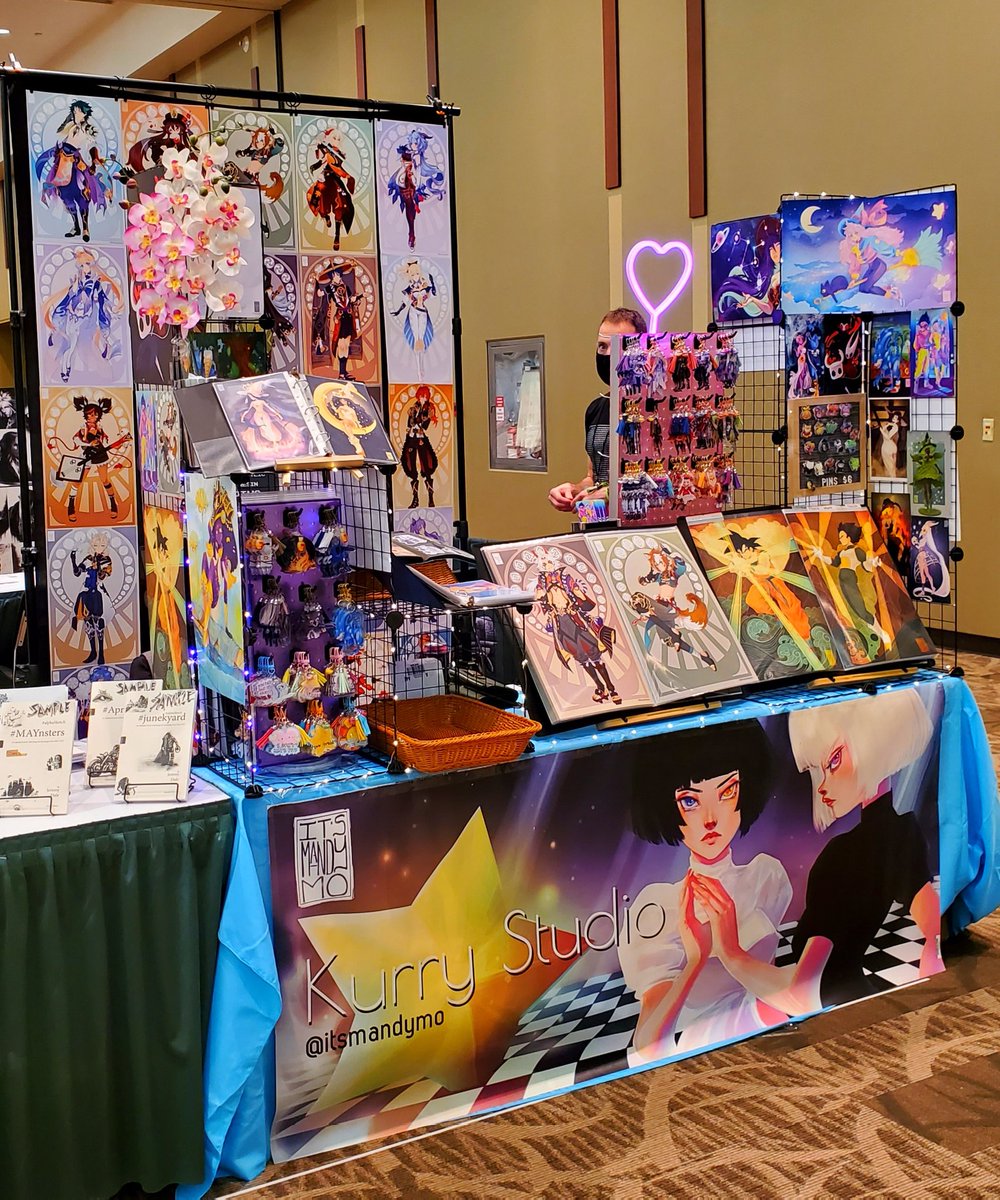 itsmandymo's tweet image. Booth U-12! Here&apos;s where you can find me all weekend at Emerald City Comic Con on floor 6!! I can&apos;t wait to meet you all 💜 #eccc #ECCC2021 #emeraldcitycomiccon #comiccon #GenshinImpact #Genshin