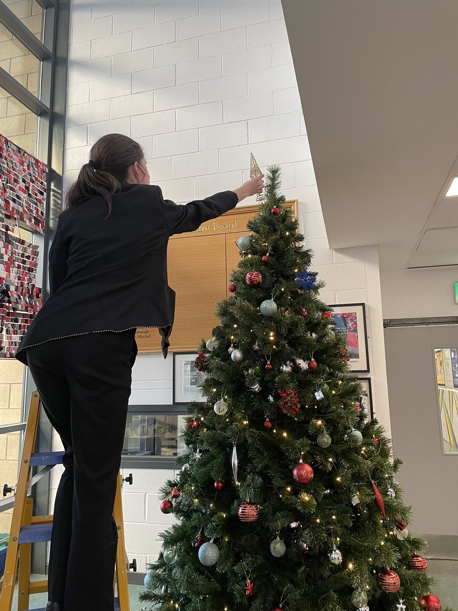 BraesSC's tweet photo. Getting into the Christmas spirit by putting the office tree up yesterday! 🎄☃️
@BraesHigh https://t.co/oRGJm1iX3j