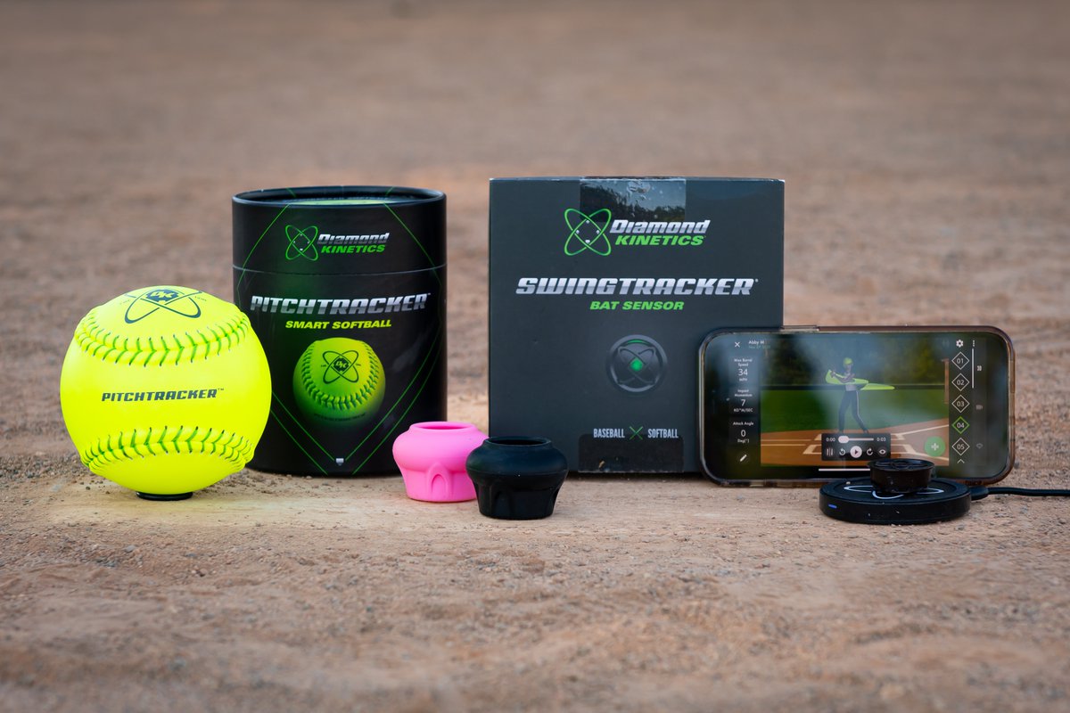 stacymolter's tweet photo. #ad Help your player achieve the perfect game with @DiamondKinetics SwingTracker Bat Sensor and Diamond Kinetics PitchTracker Smart Softball!
-> Save 20% off purchases with code: HOLIDAY20 <-
https://t.co/Yceu3ql0Ee #SwingTracker #PitchTracker #DiamondKinetics https://t.co/uvUX4jwirV