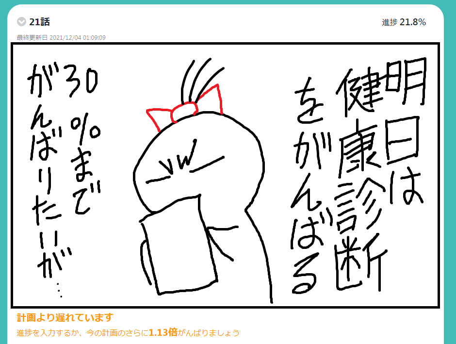 今日は早じまいです。 