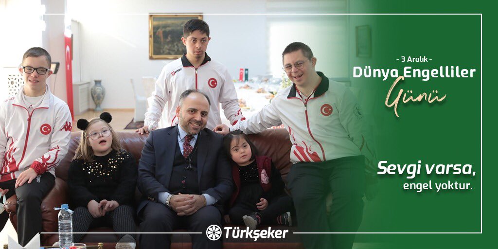Birlikte Güçlüyüz!
Herhangi bir aralıkta değil her gün yanınızdayız dedik, Down Sendromlu Milli Sporcularımız ve engelli çalışanlarımızla bir araya geldik. Mutluluklarını paylaştık, sorunlarının çözümü için el birliği yaptık. #3AralıkDünyaEngellilerGünü