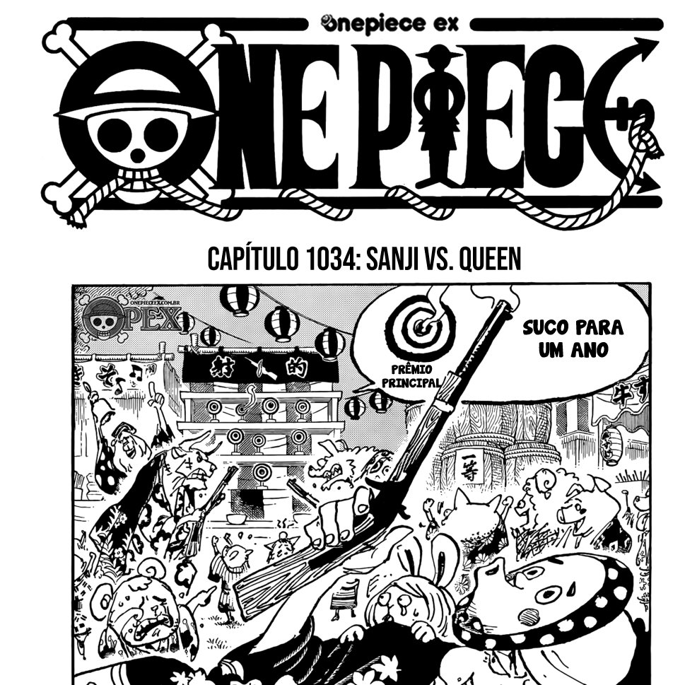 Mangá 1034  One Piece Ex