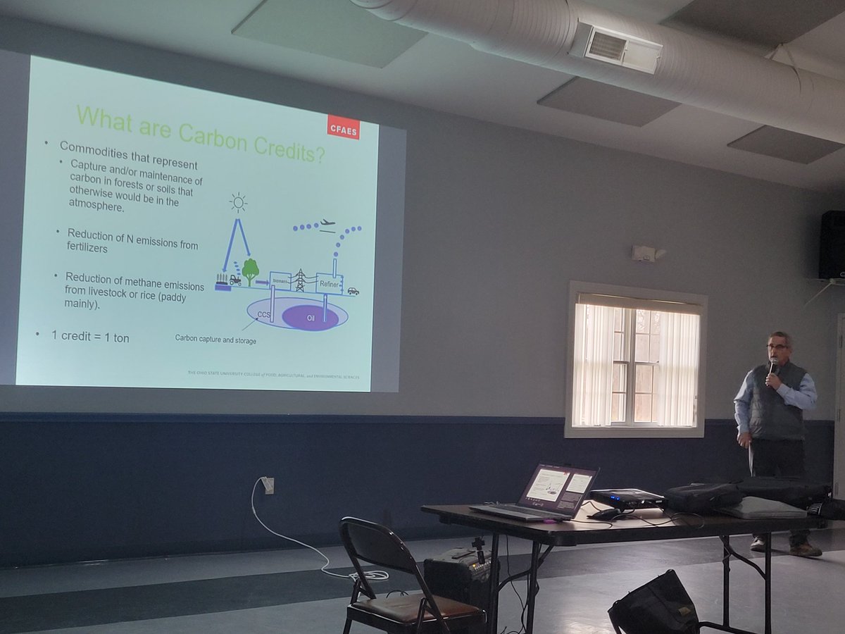 Aaron Wilson (@drwilsonswx) on Twitter photo Good to be on the road today in Portage County at Deerfield with <a href="/MikeEstadt/">TheAgPragmatist</a>, talking #climate and #carbonmarkets. <a href="/Ohio_Climate/">State Climate Office of Ohio</a> <a href="/AGNR_OSU/">AGNR-OSU</a> <a href="/OSUExt/">OSU Ext Lincoln</a> Good to be on the road today in Portage County at Deerfield with <a href="/MikeEstadt/">TheAgPragmatist</a>, talking #climate and #carbonmarkets. <a href="/Ohio_Climate/">State Climate Office of Ohio</a> <a href="/AGNR_OSU/">AGNR-OSU</a> <a href="/OSUExt/">OSU Ext Lincoln</a>
