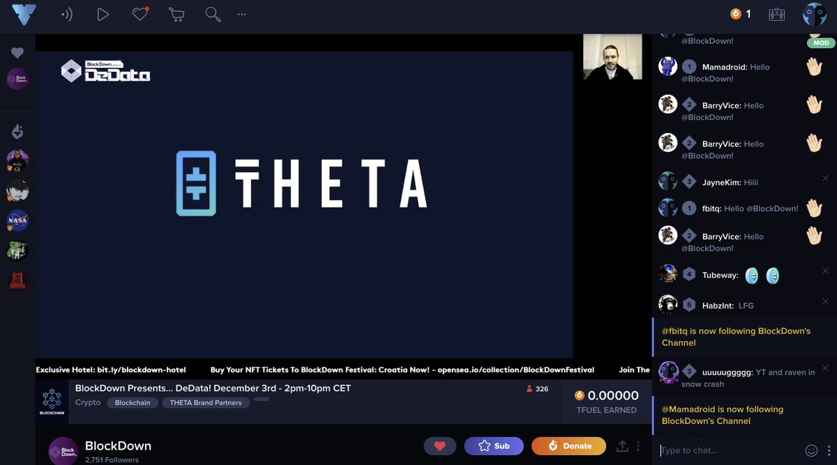 BlockDownConf's tweet photo. ๐ @wes_levitt from @Theta_Network is presenting!
Check it out!
https://t.co/vVVjgZNKek
#BlockDownDeData https://t.co/Ez5TltU23l