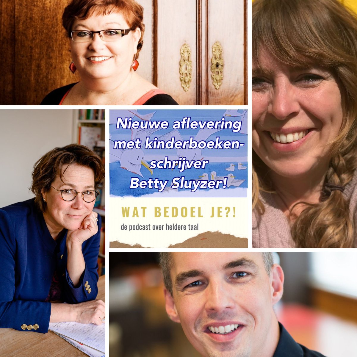 Op watbedoeljepodcast.nl praat ik over de taal in mijn kinderboeken. Deze podcast wordt gemaakt door Lodewijk van Noort, Sanne Boswinkel en Paula van Gemen.