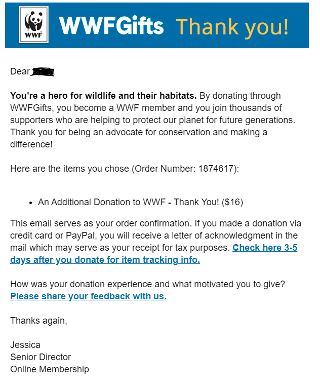 AlgoLeopards's tweet photo. Thanks to all of you, we were able to donate $16 to @WWF! It may not seem like a lot, but it is only the start 🥳 https://t.co/vl6JimL1Ka