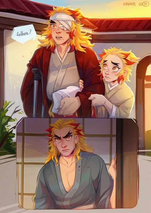 #rengoku #demonslayer 
the rengoku family is very catchy
a moment that REALLY deserves to be in the manga🤧 