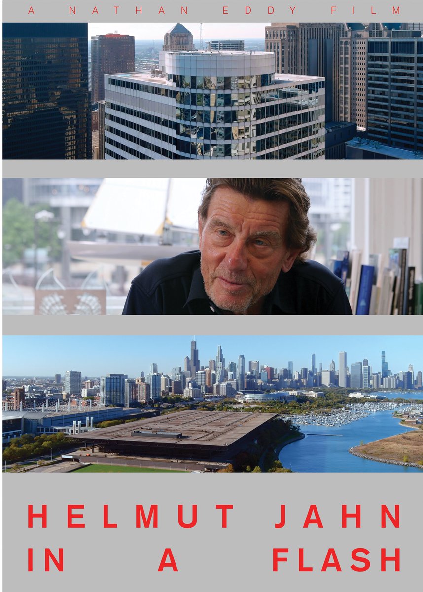 Highly recommended–streaming  for free.

Nathan Eddy had a retrospective of his short films this week, ending with his newest, Helmut Jahn in a Flash, under 20 minutes, both a great overview of Jahn’s work, and a personal portrait of the Lion in Winter...

mascontext.com/events/mas-con…