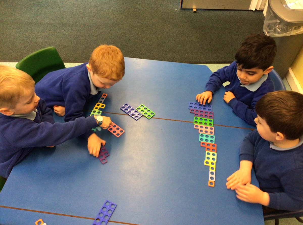 BlueClassBEFS's tweet photo. We love maths in Blue Class! We worked together to  order the Numicon shapes and enjoyed the challenge of playing swap the shape with our partner. Fantastic problem solving to guess which shapes had been swapped!🌟😃 https://t.co/R2nQuWXfn3