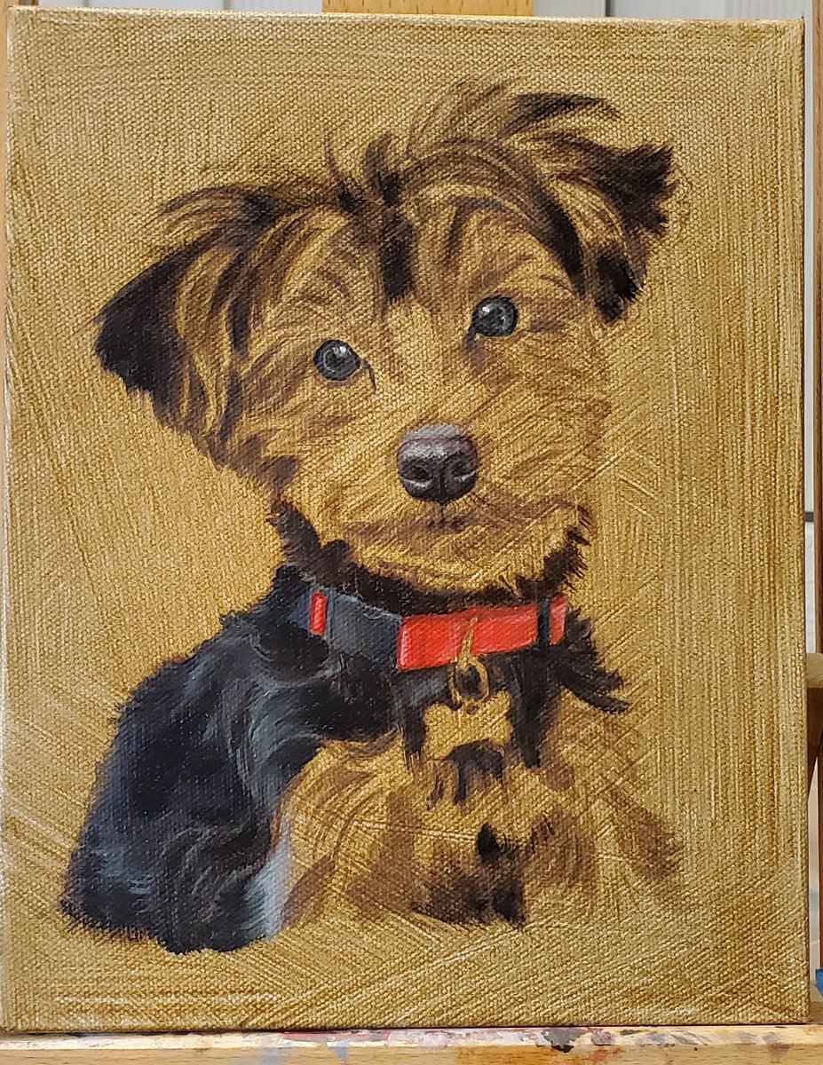 DammitOctavio's tweet photo. Progress pics of an oil painting I'm working on. https://t.co/FY4C5lRaw8