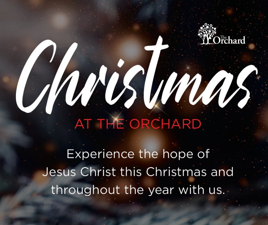 TheOrchardEFC's tweet photo. Experience the hope of Jesus Christ this Christmas season and throughout the year. Join us! Learn more: https://t.co/TrEDekw68g #theorchardefc #PastorColinS https://t.co/jwLujeBoSt
