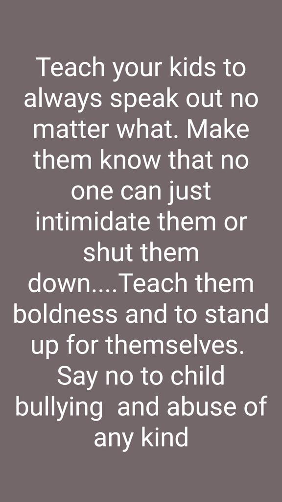ladyhetty's tweet photo. Train up a child in the way he should go. Stop supporting evil that your children exhibit all in the name of "he is still a child". Don't use your own to spoil other people's own. 
#Justiceforsylvester https://t.co/HqBEdFNkB7
