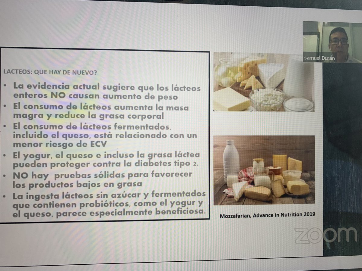 alimetria's tweet photo. Excelente ponencia de @SamuelNutriChil con evidencia científica sólida nos deja claro q los lácteos 🥛🧀 no presentan un riesgo para enfermedades cardiovasculares, incluso puede reducir el riesgo. Una vez más los lácteos son parte de una alimentación saludable!! #9CongresoAMENAC https://t.co/bO83bi6TY4
