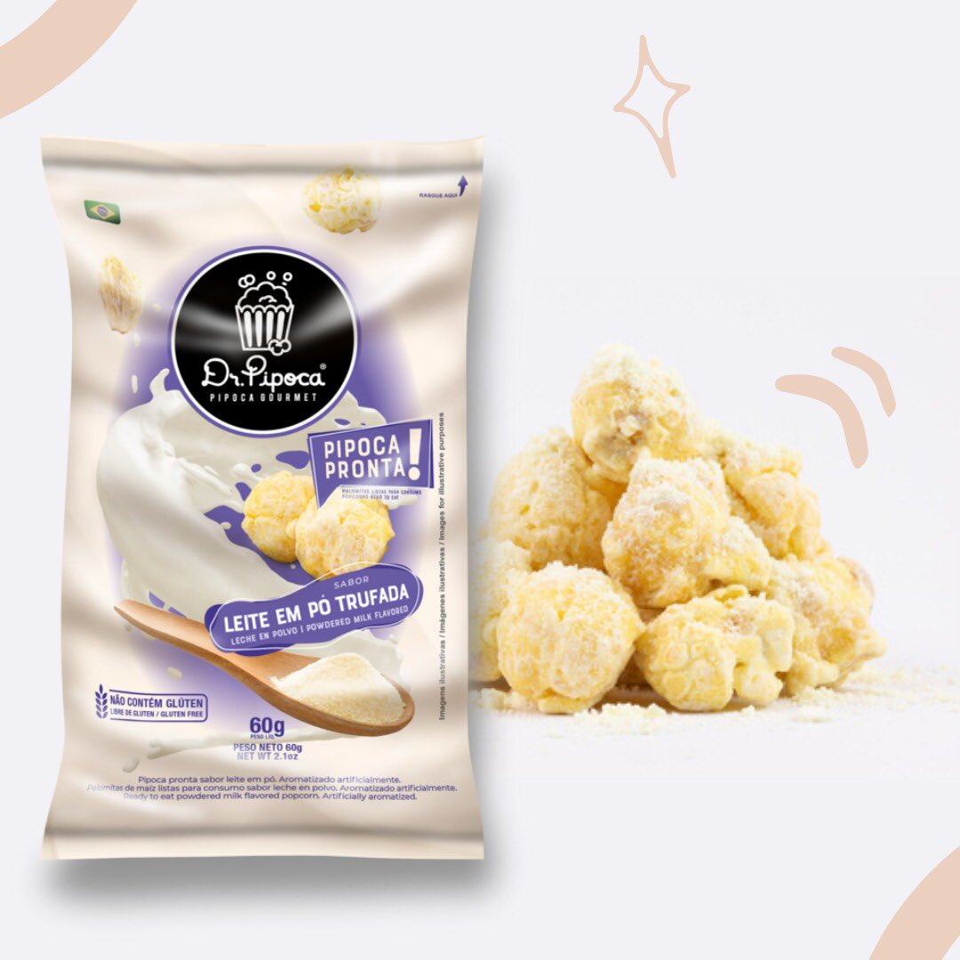 divulgueibr's tweet photo. A Dr.Pipoca queridinha da adm é a de leite em pó trufada😋🤤 E a sua qual é?
📍https://t.co/elR2LmGyMJ

#pipocagourmet #pipoca #pipocadoce #doce #delicia #brasil https://t.co/DHkK2B3ItU