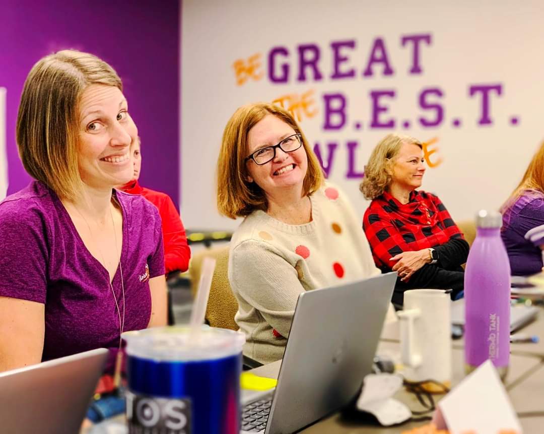 All the Owl professors and staff came together today to celebrate each other, the season, and the greatest virtual school in the nation. #ExcellenceAnywhere <a href="/GCISD/">Grapevine-Colleyville ISD</a> @GCISDEdFound