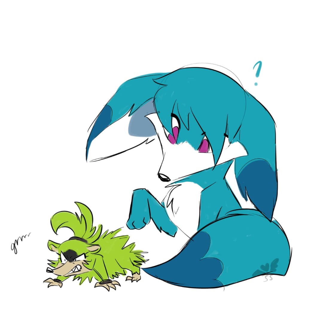 SapphireZcar's tweet photo. He didnt mean to squeak her, he was just curious 😔
Now he sad.

~~~

More feral au shenanigans for them cus they cute like that.

#sonic #sth #sonicthehedgehog #fanart #scarlettaart #surgethetenrec #kitthefennecfox #kitthefox #feralau #sketch https://t.co/QpIdRiABoy