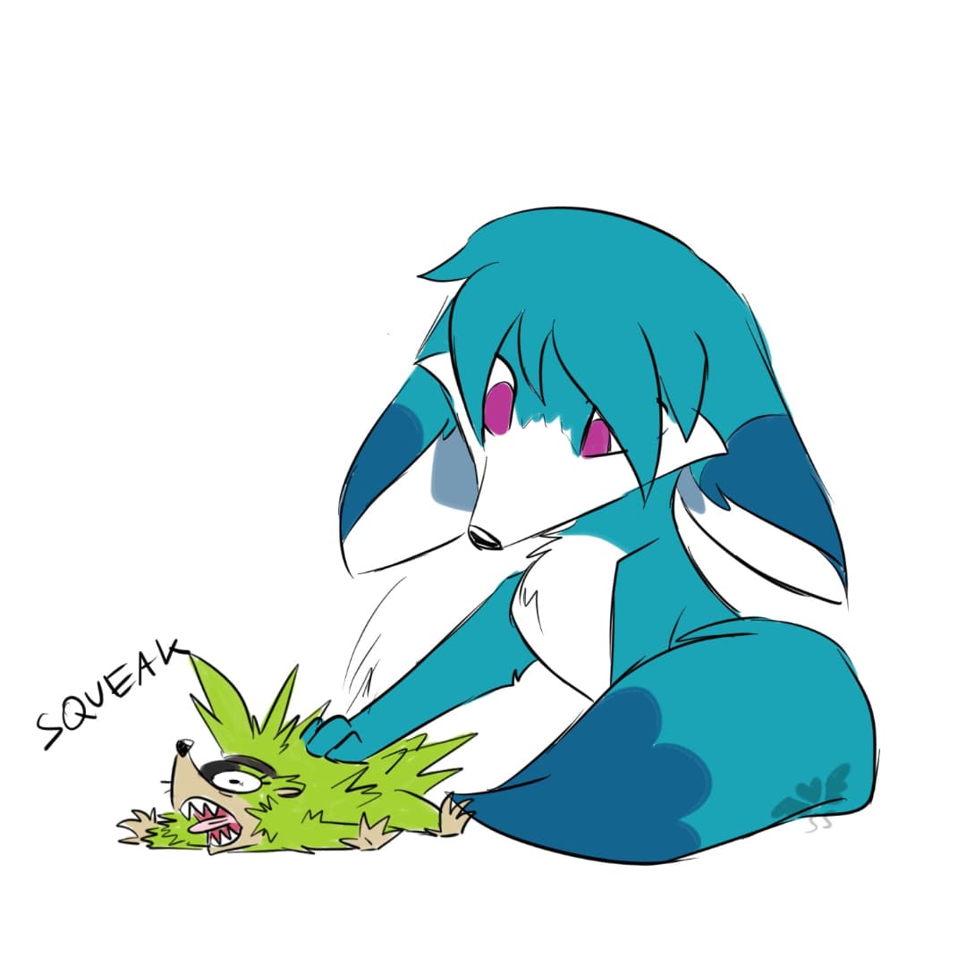 SapphireZcar's tweet photo. He didnt mean to squeak her, he was just curious 😔
Now he sad.

~~~

More feral au shenanigans for them cus they cute like that.

#sonic #sth #sonicthehedgehog #fanart #scarlettaart #surgethetenrec #kitthefennecfox #kitthefox #feralau #sketch https://t.co/QpIdRiABoy