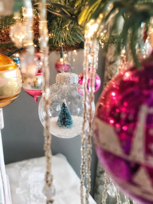 theemptynest's tweet photo. I have to say that out of all of the ornaments I’ve made in my life, literally thousands, these little Christmas tree on a glass glittery snowbank are my favorites. I just wanna jump in there and make a snow angel! #Christmas #handcrafted #imakestuff #holidayornaments #Xmastree https://t.co/Mur0cWQoyS