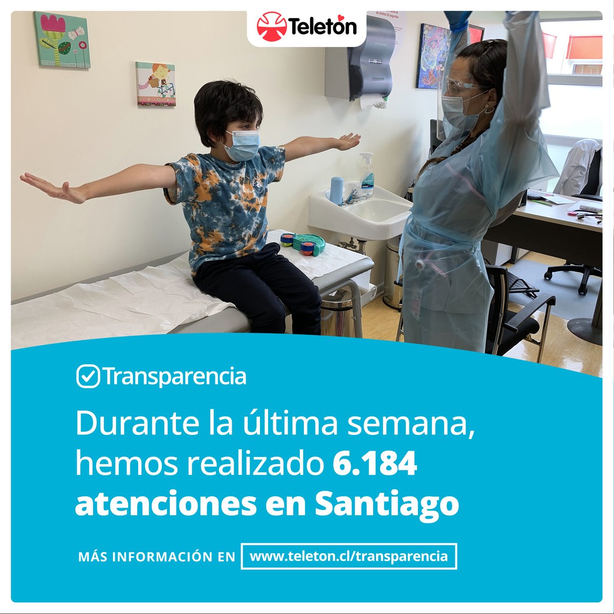 Teleton's tweet photo. ⭐️ Con tu generoso aporte este 3 y 4 de diciembre, podremos seguir #TodosLosDías recibiendo a niños, niñas y jóvenes en nuestros 14 institutos a nivel nacional. 🦾❤️

La #Teletón se vive este 3 y 4 de diciembre ¡y #TodosLosDías! 🦾

#Chile #Teletón2021 #Teleton #Teleton2021 https://t.co/iJTj1JPLiQ