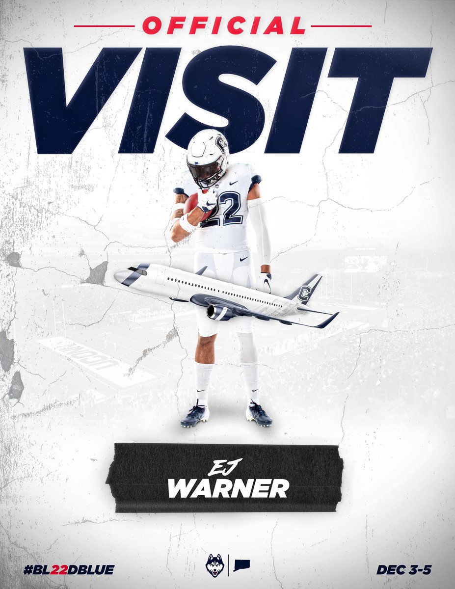 Official visit at Uconn this weekend!!! @UConnCoachMora @Coach_Charlton @UConnFootball