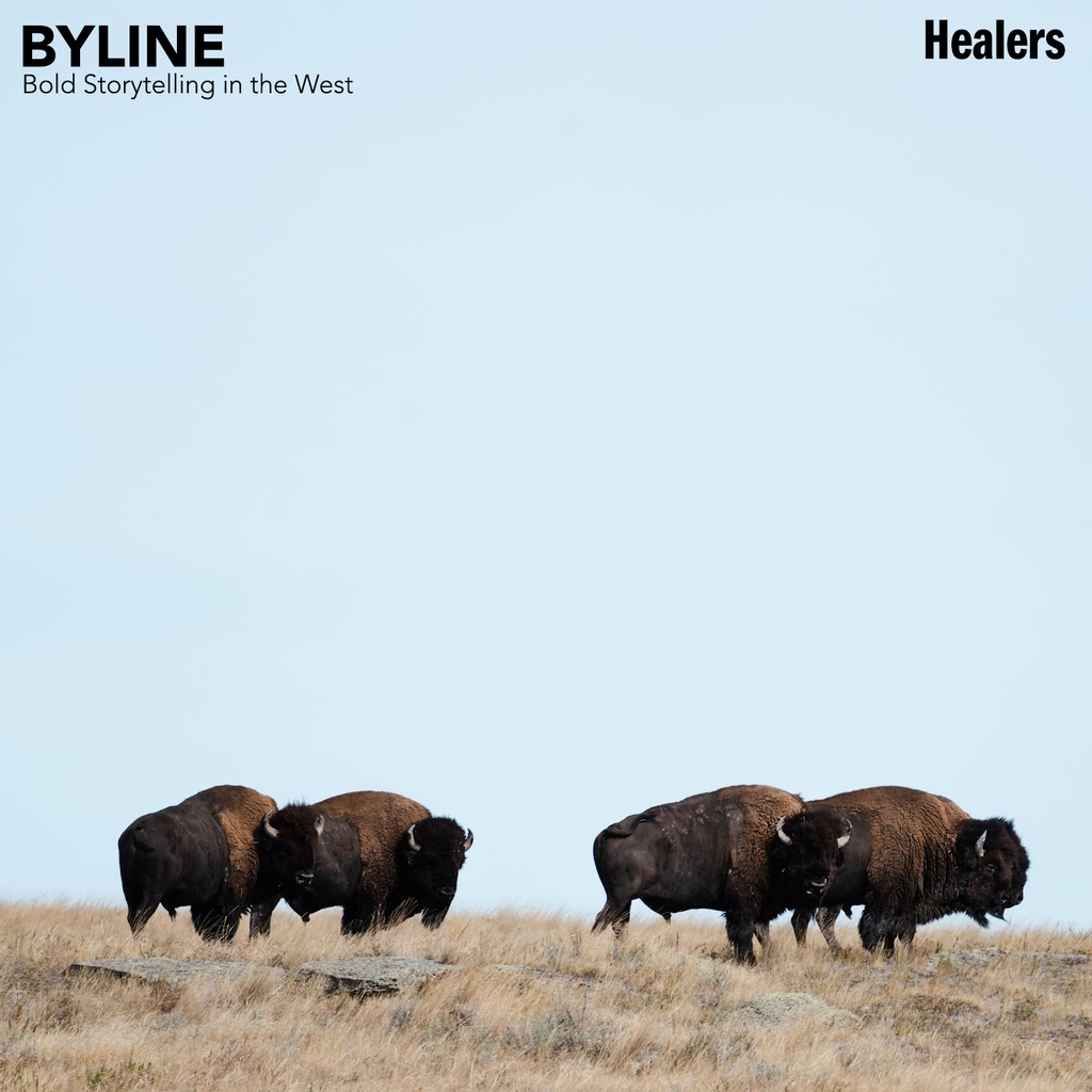 bylinemag's tweet photo. Buffalo were returned to Snake Butte due to the Aaniiih &amp; Nakoda people who live there. Sarah Mosquera &amp; Kennedy Delap photographed the reintroduction of native species to the land.
✍️ @sarahmosquera1
📸 @kennedy_delap &amp; @sarahmosquera1
#learnbydoing #bylinemagazine #nativeland https://t.co/qOQZZBK3pN