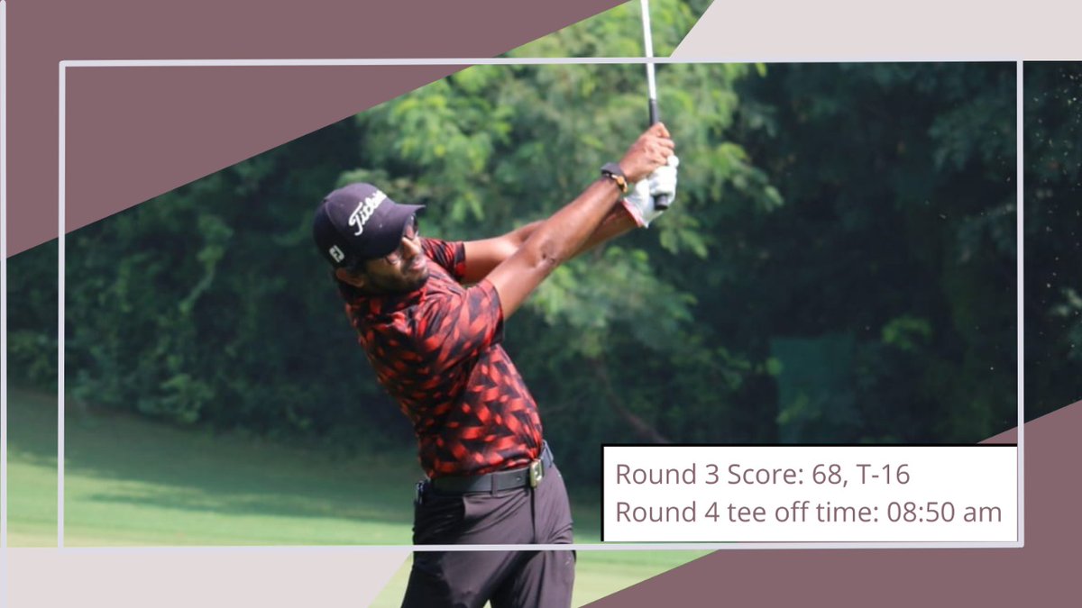 SandhuYuvraj_1's tweet photo. Totally enjoying my time out there on the greens of the Pune Golf club. All set for the final showdown! 

#pgti #athleteontour #progolfing https://t.co/w8u4zptNzL