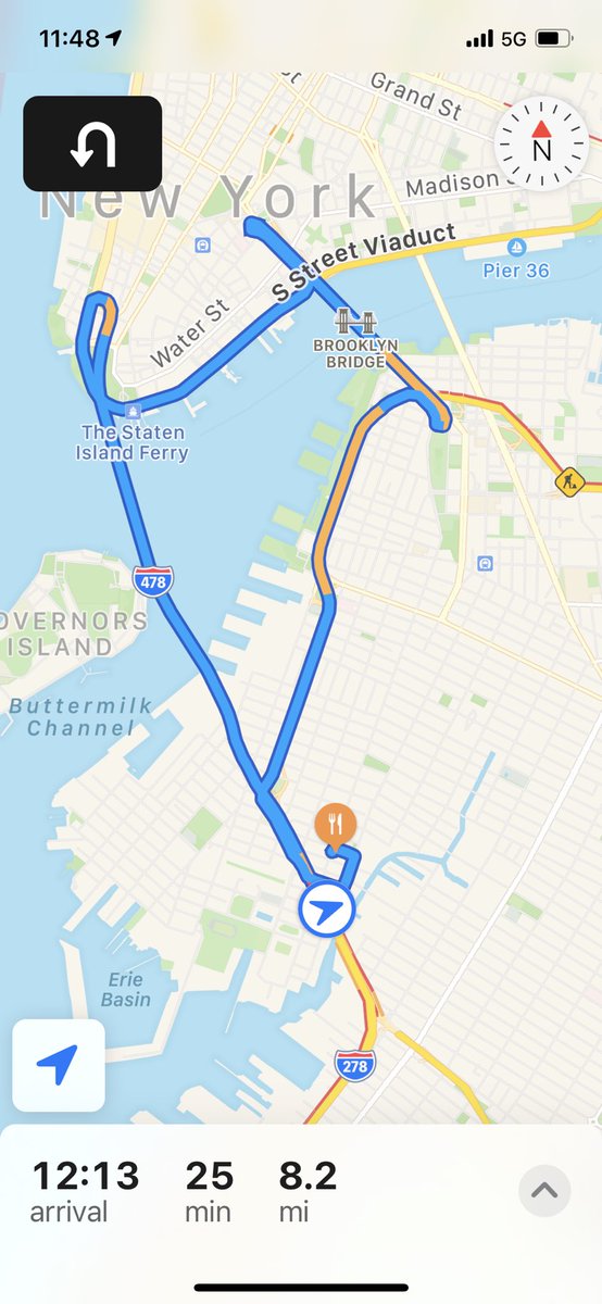 fickledginger's tweet photo. What is this!?!? @Apple I’m 600 feet away from my location! https://t.co/8kh5ZWviYC