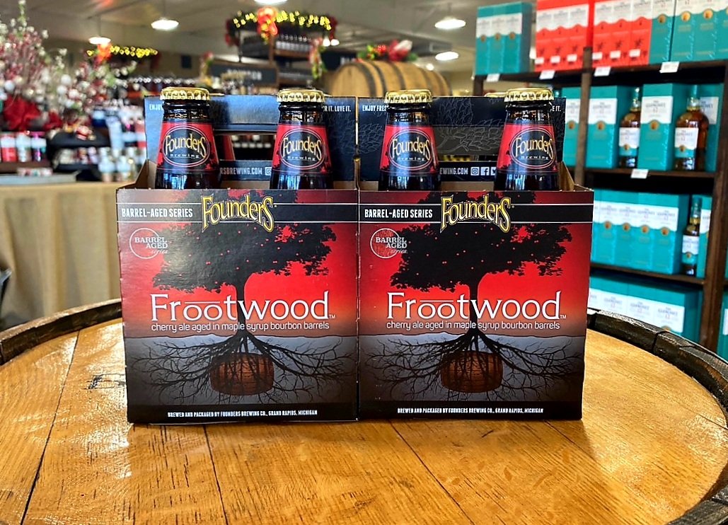 TheBottleShopga's tweet photo. @foundersbrewing Frootwood cherry ale aged in maple syrup bourbon barrels #MIbeer #frootwood #cherryale https://t.co/js3de3dV32