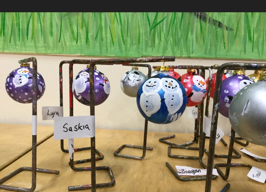 We had a lovely time with <a href="/educationgroup/">Education Group</a> today making Christmas baubles from Nursery up to Year 6! We can't wait to hang them on our trees! 🎄🎁