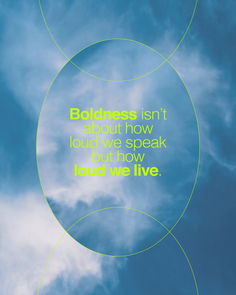 taurenwells's tweet photo. Boldness isn’t about how loud we speak but how loud we live. https://t.co/YnUr6ZUic0