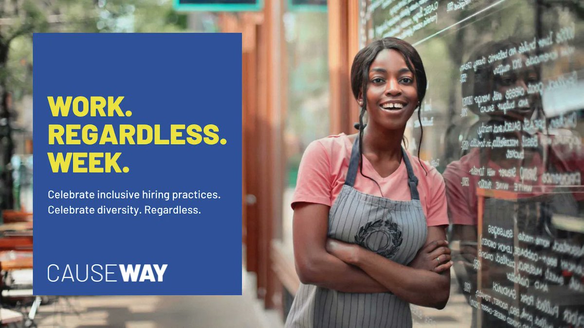 belunaria's tweet photo. Choosing to look at someone's potential is what @CausewayWork's #WorkRegardlessWeek is all about. Everyone should have the opportunity to find rewarding work, regardless of the challenges they may face. Learn more: https://t.co/Kvpr6MpZXY https://t.co/B0ADtvF3uU