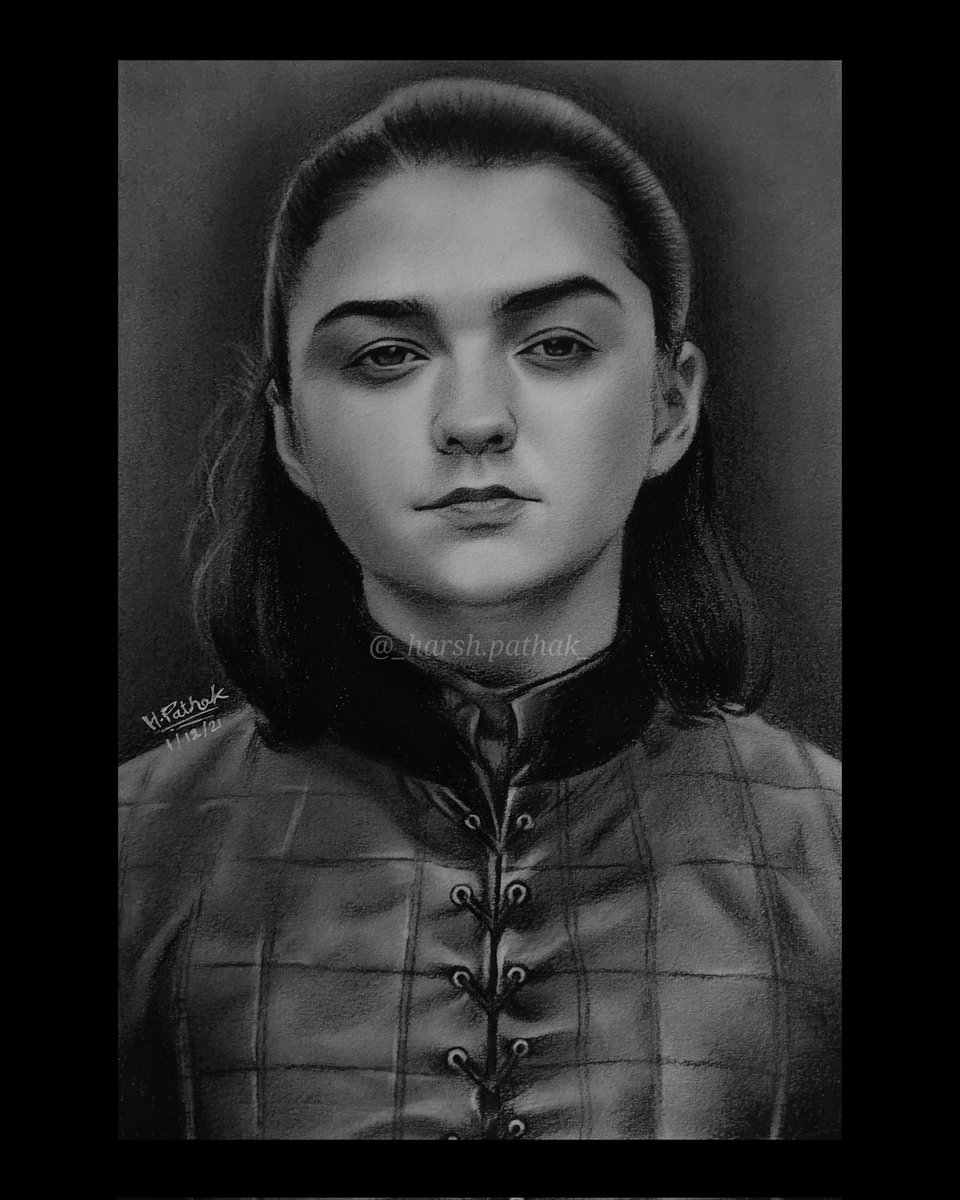 HarshPathakArt's tweet photo. The North Remembers ! Drawing of #maisiewilliams as #aryastark from #gameofthrones 😊 Back after a break😅
@Maisie_Williams
Pls do share it if you liked it means a lot 🙏

Like, Share Comment ❤️
Dm to order a Sketch 😊
#Gameofthrones #maisiewilliams https://t.co/dCyYvKp0Gj