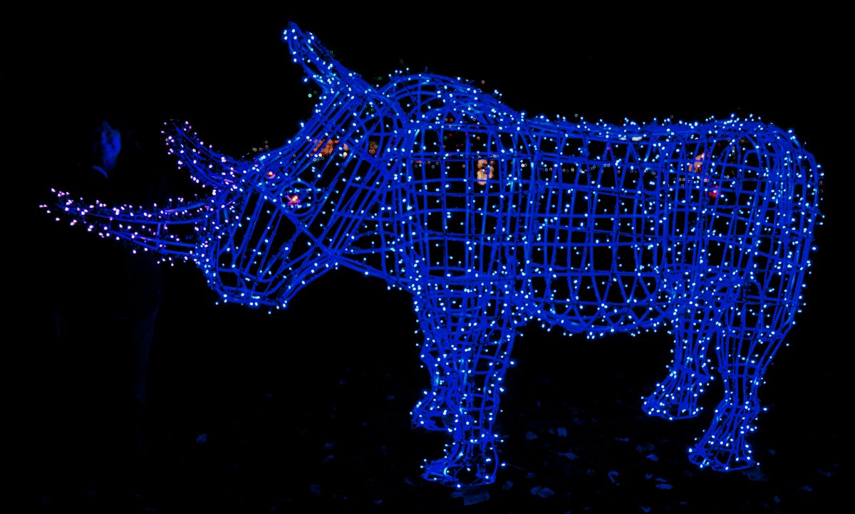 Artistwelder's tweet photo. I made this Rhino mother and baby for the Layton City #HOLIDAY  Display.   https://t.co/sDxPO3EgNZ #rhinos #wildlife #wildlife https://t.co/Pv5CtWW13A
