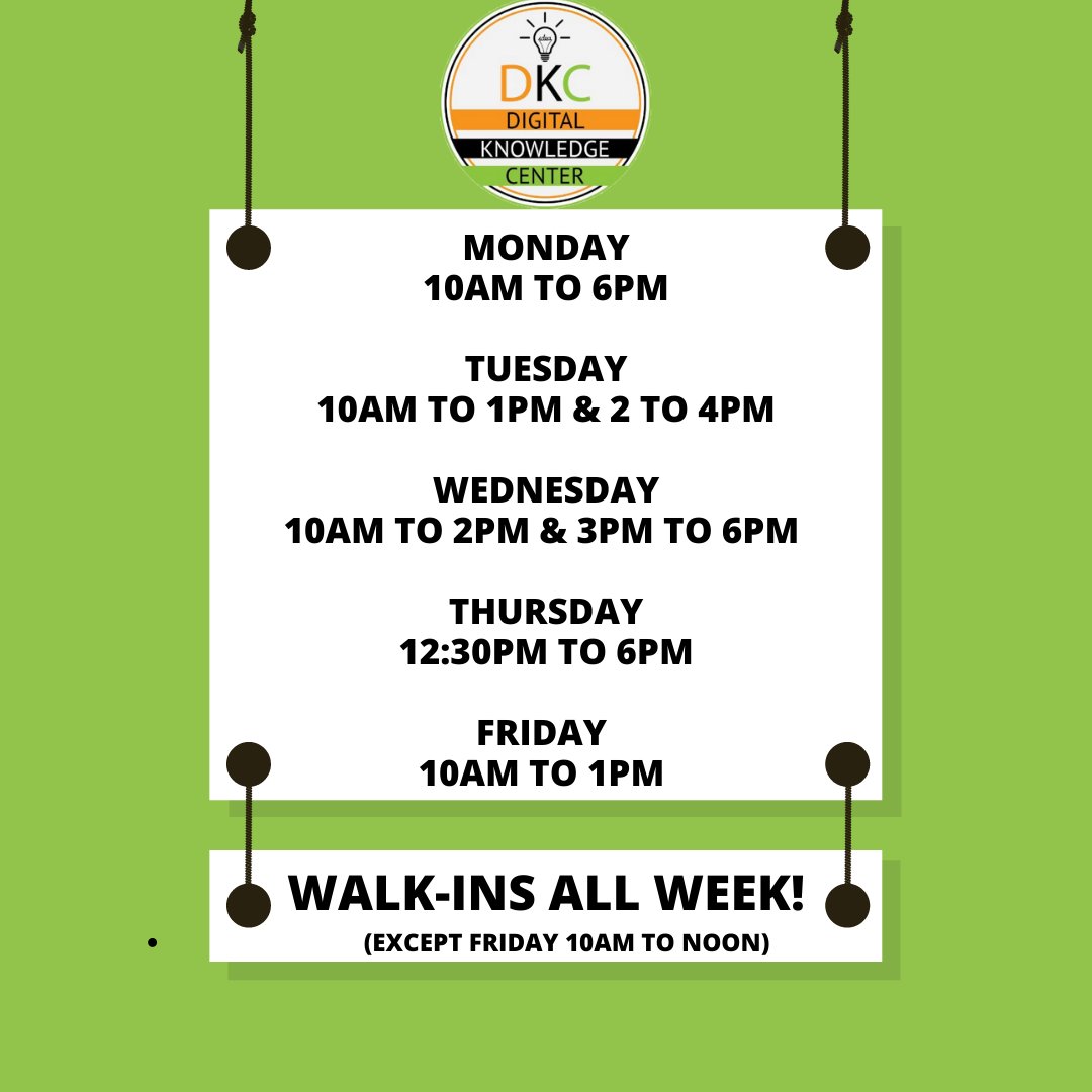 umwdkc's tweet photo. Finals week is approaching, but fear not! The DKC and the IncLab are still open! 😊

Below are our modified hours, feel free to swing by in your free time and say hi! We are on the 4th floor of the @umwhcc at @MaryWash!

Good luck on your finals Eagles, you got this!🦅🤗 https://t.co/ivttR0RIfN