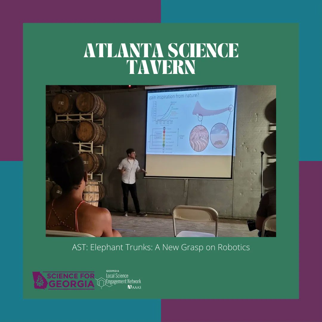 Sci4GA's tweet photo. Did you know that #AtlantaScienceTavern is now part of #Sci4ga? It’s true! And we’re working on some changes across the state in 2022. If you have liked AST in the past and are excited for more in 2022, please consider a year-end gift! https://t.co/Zu9SO2Ngml  #Scicomm #donate https://t.co/wMjL8Zn344