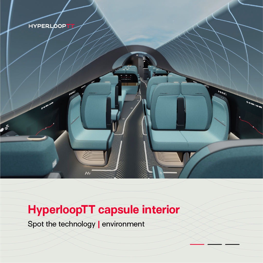 hyperlooptt's tweet image. Spot the tech: Can you identify the technology in the HypeloopTT capsule interior? Swipe and let us know which features you were able to spot! 
#hyperlooptt #transportation #tech #techlover #innovation #sustainabletourism