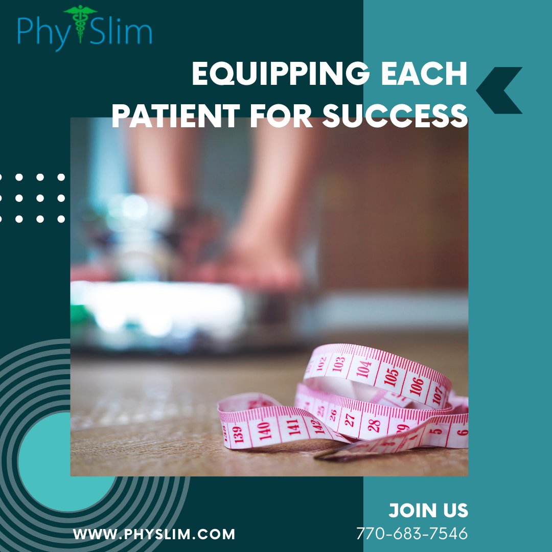 PhySlimMD's tweet photo. Our goal at PhySlim is to ensure the success of each patient.

Get in touch with us by calling 770-683-7546. Find out more at https://t.co/jNpmHqgYj1.

#physlim #newnan #newnanga #weightloss #weightlossjourney #weightlossgoals #wellnessjourney https://t.co/aWfe0FGOjt