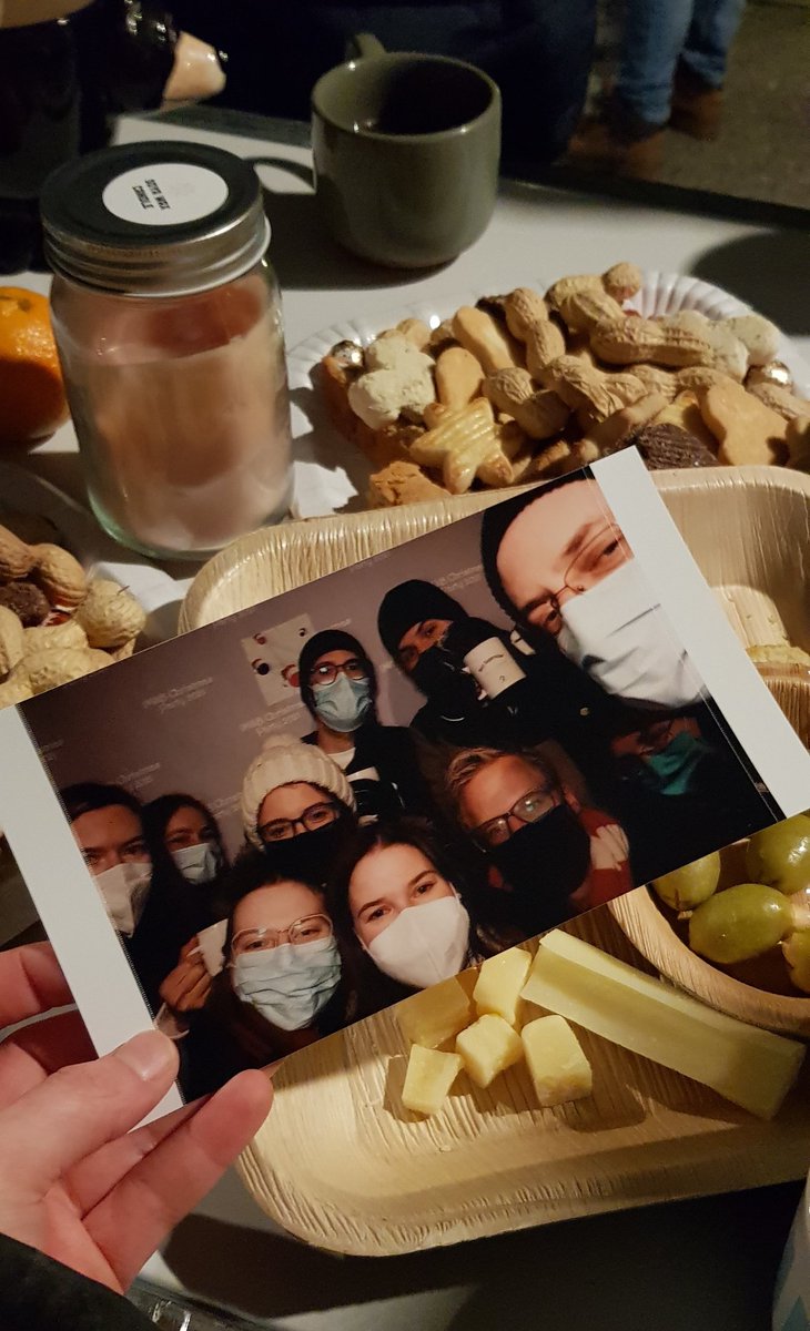Picotti_Lab's tweet photo. Live-image from our @IMSB_ETH institute Christmas party taking place outside this year but with lots of Glühwein and Punsch to keep ourselves warm. Thank you to all our new PhD students for organizing a great event 🎄🎅🎁 https://t.co/FaMXZhFo1k