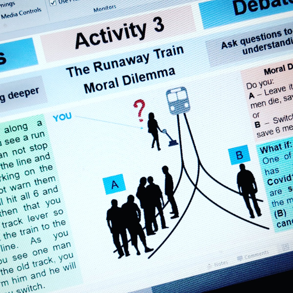 TheLawTeacherUK's tweet photo. One of my favourite lessons to teach year 13: Law and Morality
#ALevelLaw #Law #Morality #LawAndMorality #LawTeacher #Teacher #TeacherLife #TeachLaw #teachertwitter #Teaching #Year13 #SixthForm #Discussion #Debates #Questioning #MoralDilemma #RunawayTrain #ItsTheWeekend #TGIF https://t.co/lEoX2auUPU
