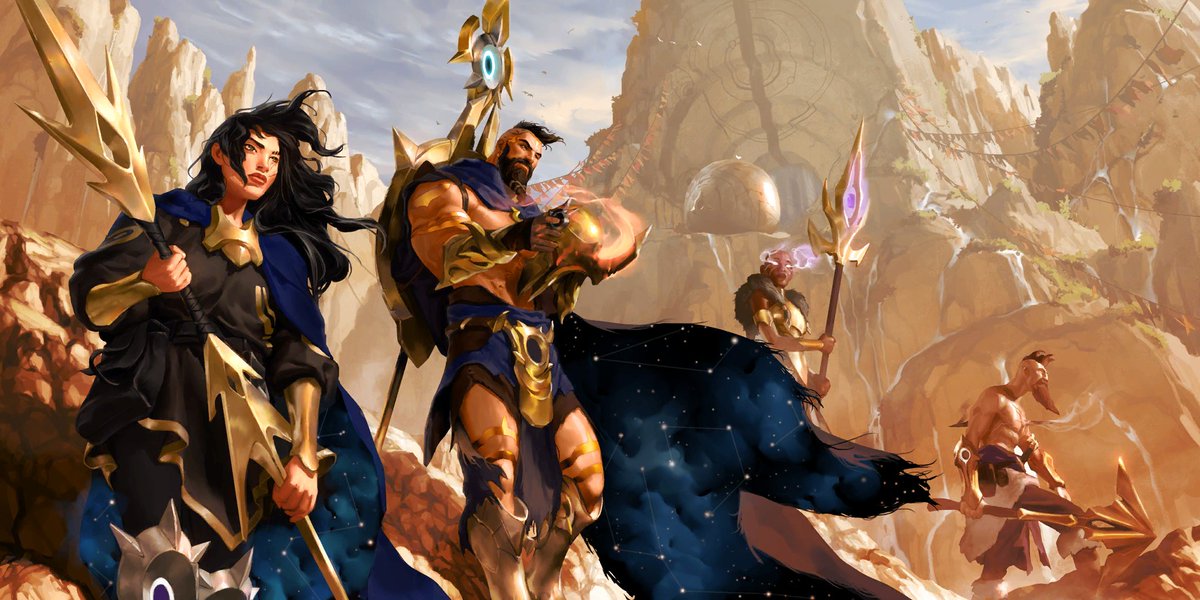 Spideraxe30's tweet photo. Pantheon Card Arts https://t.co/Cht9syn5m3