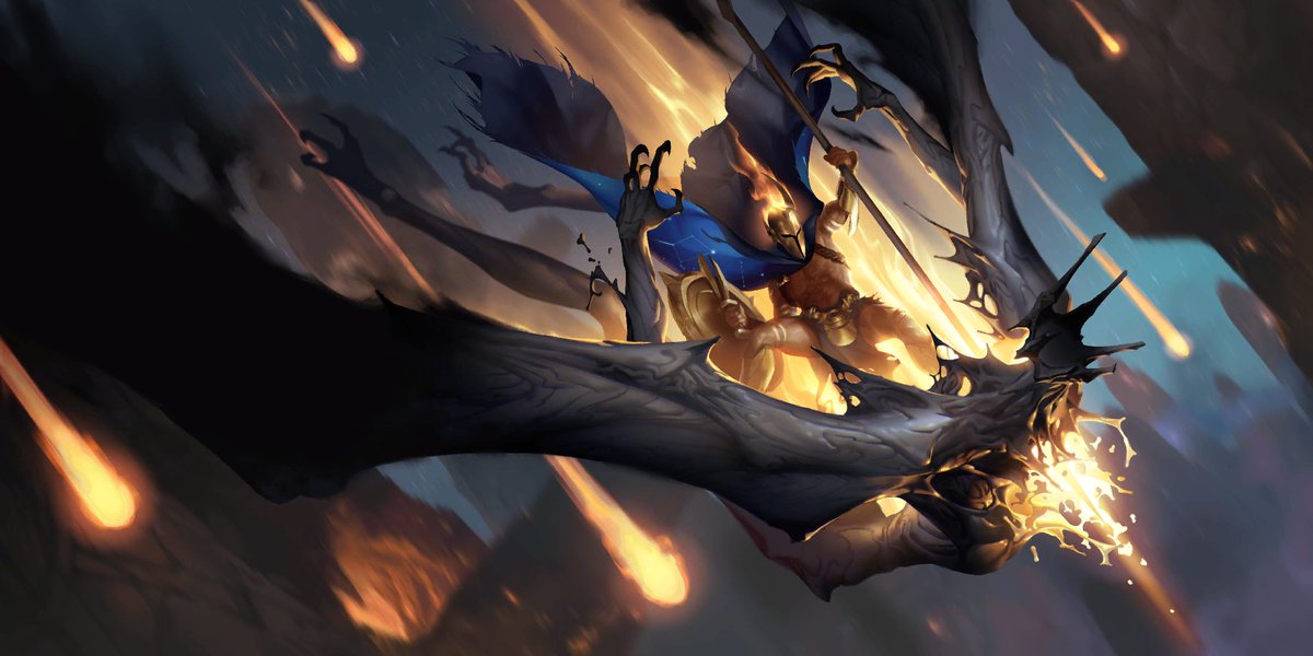Spideraxe30's tweet photo. Pantheon Card Arts https://t.co/Cht9syn5m3