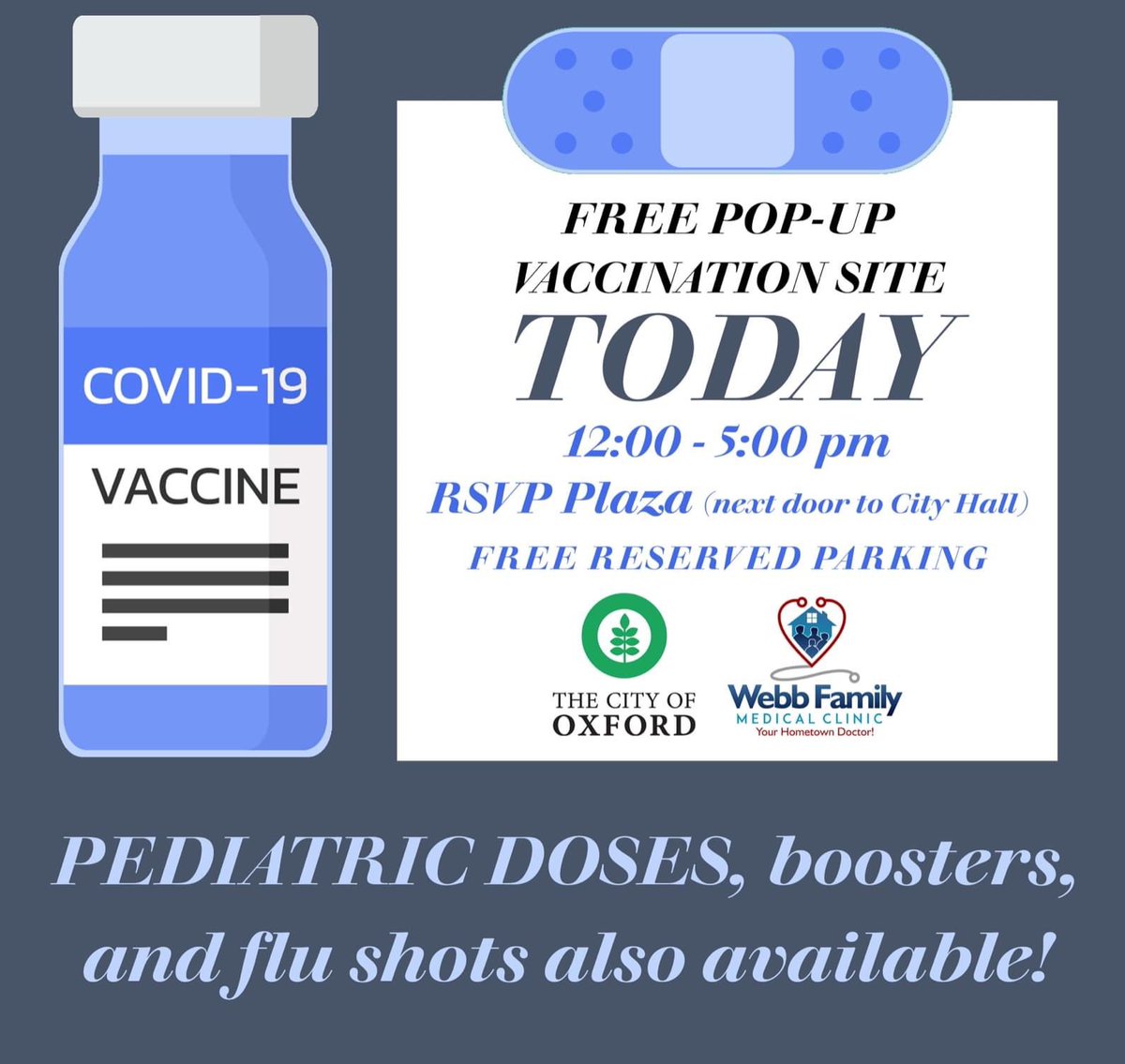 Best preparation for the holiday season? Getting your booster shot❤️💚. TODAY on the Square🎄