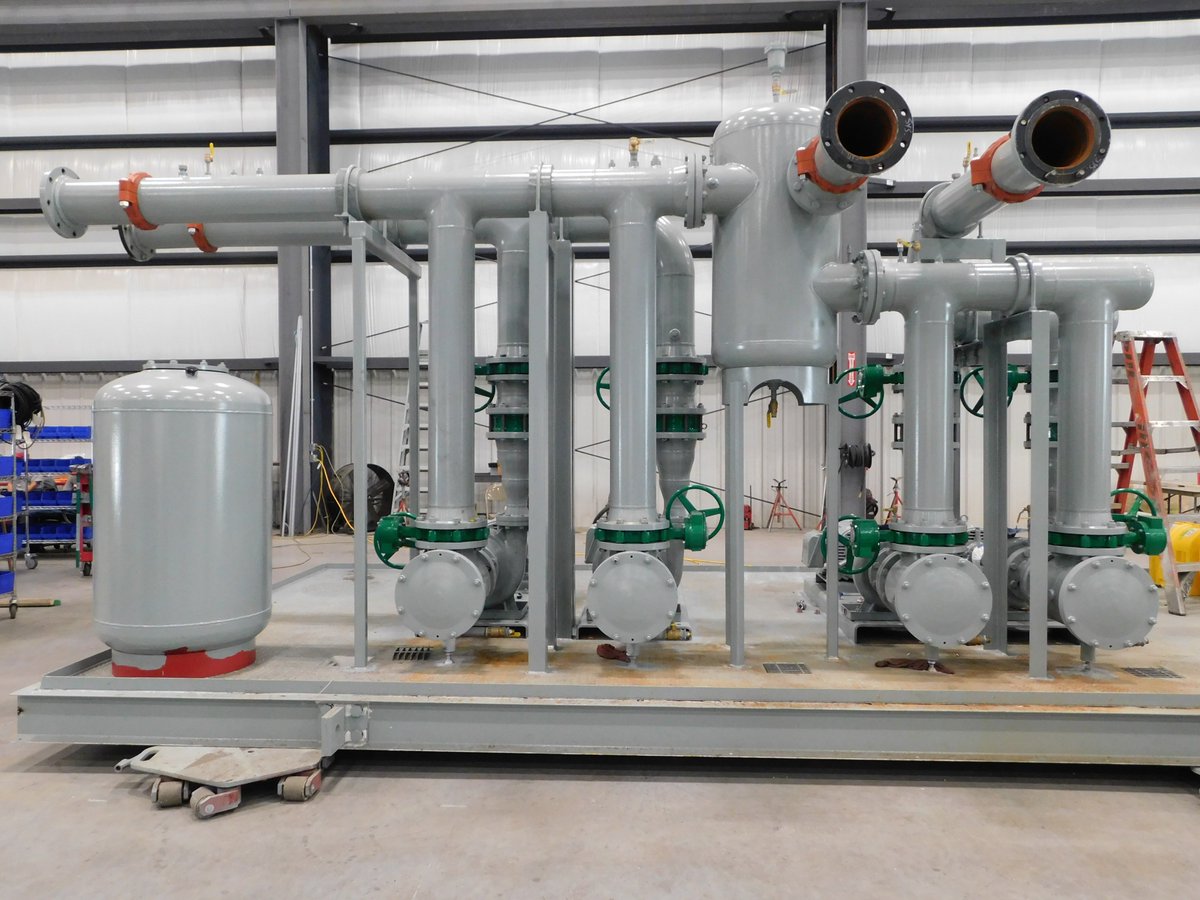 Systecon_Inc's tweet photo. Pictured is a #modular primary/secondary chilled water system for outdoor application at a NJ distribution center. #factorybuilt #chilledwater #utilitysolution https://t.co/ZxGFa9z0dC