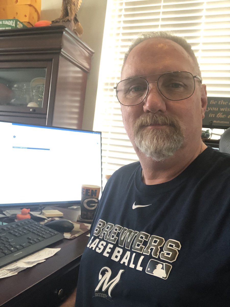 Grew up in Waukesha County &amp; supporting from Virginia. Even got two coworkers to swap out &amp; wear their <a href="/Nationals/">Washington Nationals</a> &amp; <a href="/Royals/">Kansas City Royals</a> jerseys today. #WaukeshaStrong #Jerseys4Jackson <a href="/Brewers/">Milwaukee Brewers</a>
