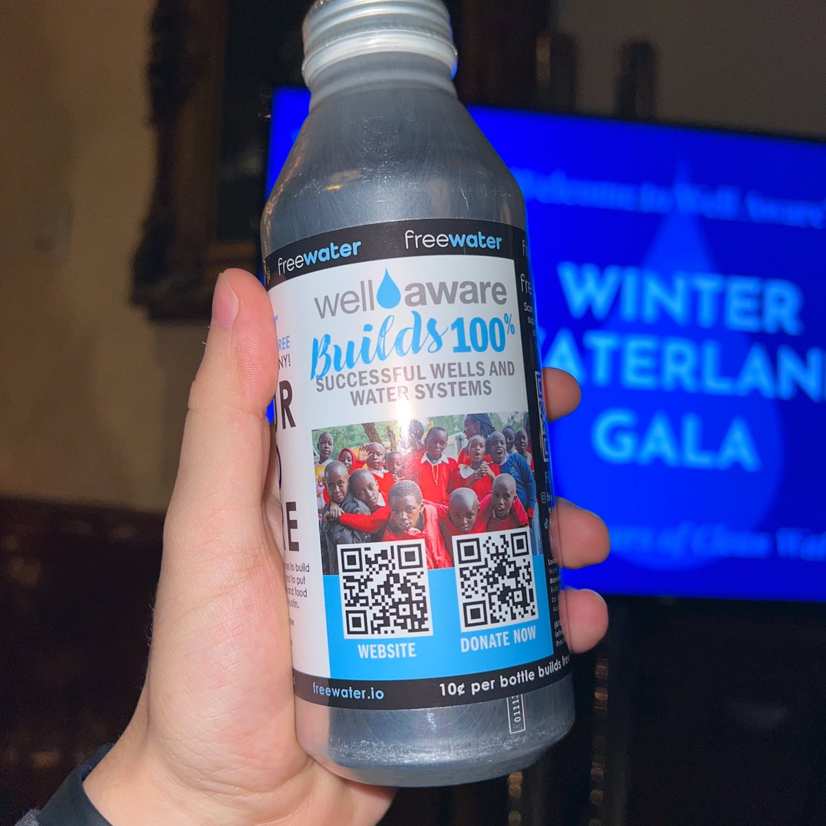 freewaterio's tweet photo. FreeWater continues to proudly sponsor @WellAwareWorld by donating .10 per beverage directly to building water wells for those in need! #freewater #wellaware #watercrisis https://t.co/4aM6fQ4H8h