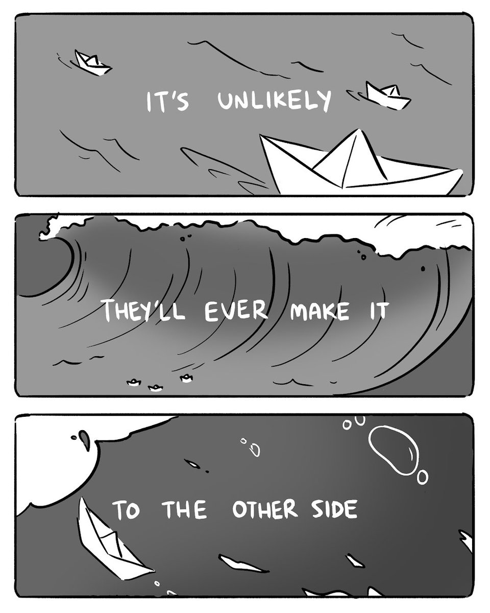 paper boats: how I feel about the difficulty of breaking into the animation industry #Animation #comics #artistsontwitter 