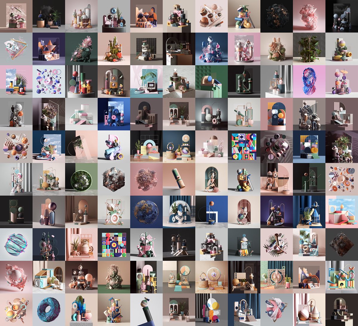 Forms + Shapes:
▪️ Collection will contain 120 pieces in total
▪️ Every piece is a unique 1/1 artwork
▪️ 7 Traits in total
▪️ Whitelist will be available for previous collectors- 30 slots only (DM me with your wallet address and proof of holding the piece) 1/2