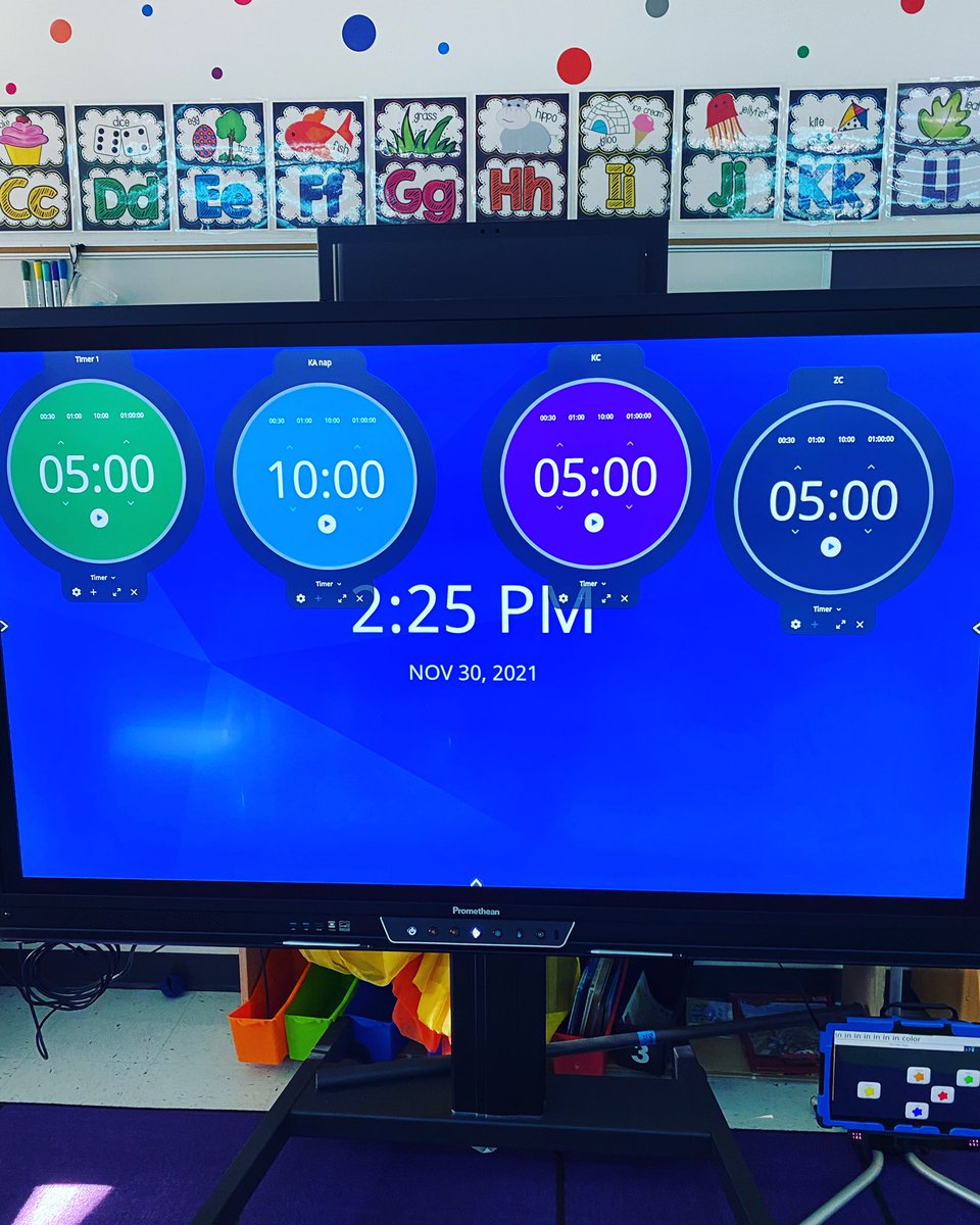 AcpsBxTeam's tweet photo. Tick Tock Tick Tock ⏱
Why are we crazy about visual timers? 
-They are a representation of the passing of time.⏳
-They give an end to an open ended activity.📖
-You can individualize the time to fit your student’s stamina.🏃🏻‍♂️🏃🏽‍♂️🏃🏿‍♂️
Thanks @MissBeccasPiece for sharing your space! https://t.co/YSluqKjRlJ