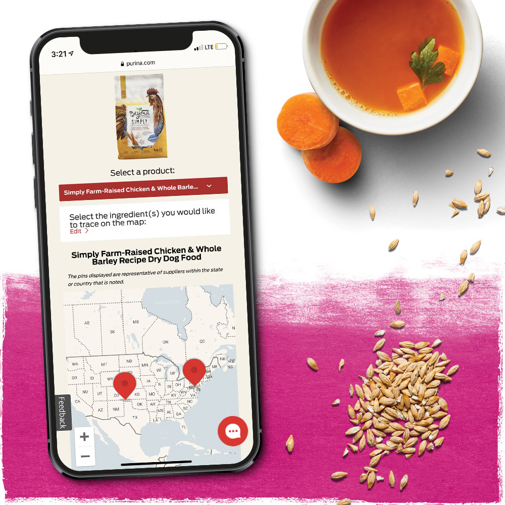 We’ve added even more Beyond recipes to our Ingredient Source Map! Explore some of the quality natural ingredients we include in your pet’s food to help them thrive. You can also see what we leave out—like artificial colors, flavors &amp; preservatives. purina.com/beyond/pet-foo…