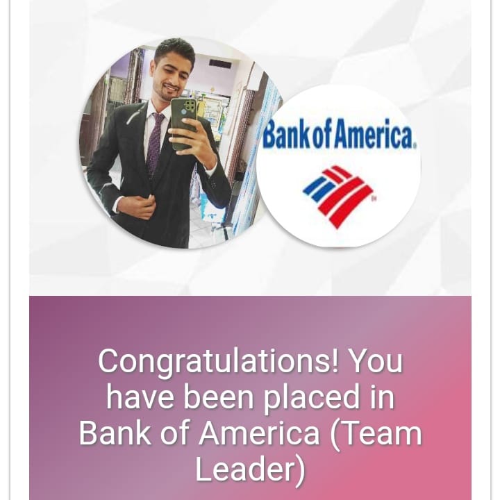le_chirag's tweet photo. #Placed
Thankyou @BankofAmerica
Thankyou @IITBHU_Varanasi
THANKYOU EVERYONE grateful to everyone 🙏🏻🙏🏻
#1stjob #iitbhu https://t.co/SBamvaZzm0